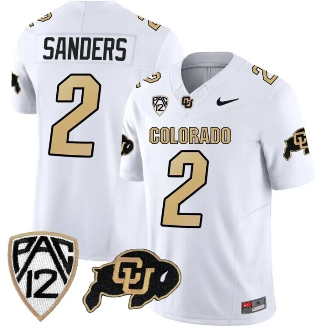 Men's Colorado Buffaloes #2 Shedeur Sanders White 2023 F.U.S.E. Stitched Football Jersey Men's Colorado Buffaloes #2 Shedeur Sanders White 2023 F.U.S.E. Stitched Football Jersey